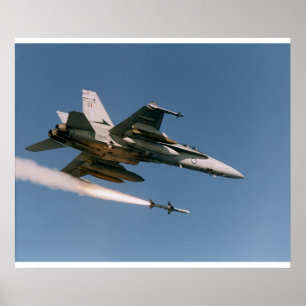 Poster F18 ateia fogo ao Sidewinder