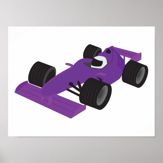 Poster F1 Race Car (Frente)