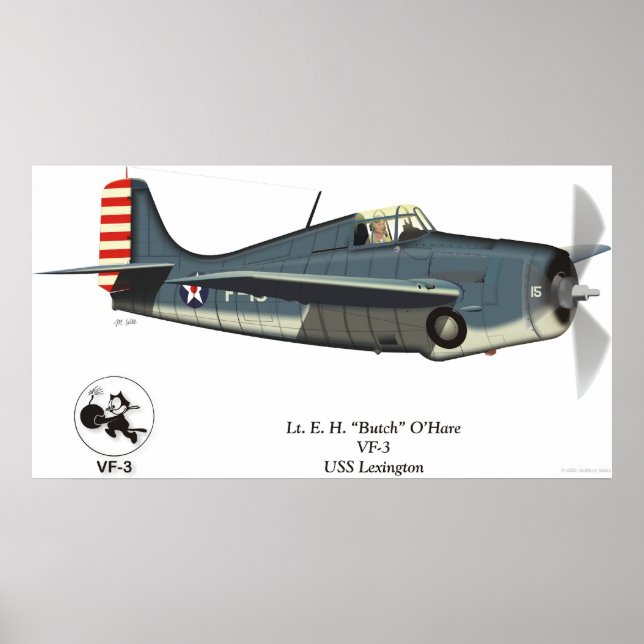 Póster F4F Wildcat (O'Hare) (Frente)