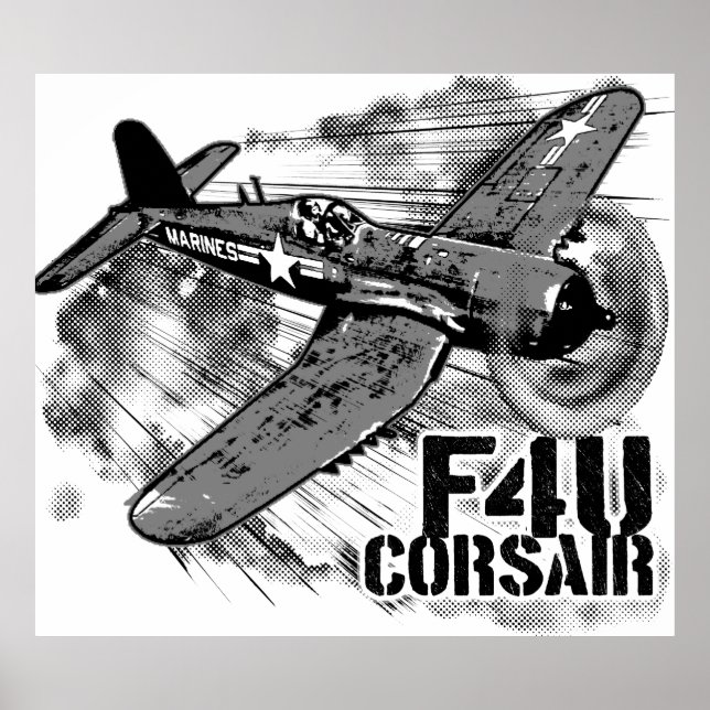 POSTER F4U CORSAIR (Frente)
