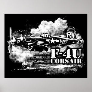 POSTER F4U CORSAIR