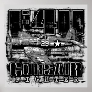 POSTER F4U CORSAIR