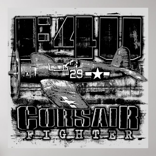 POSTER F4U CORSAIR (Frente)