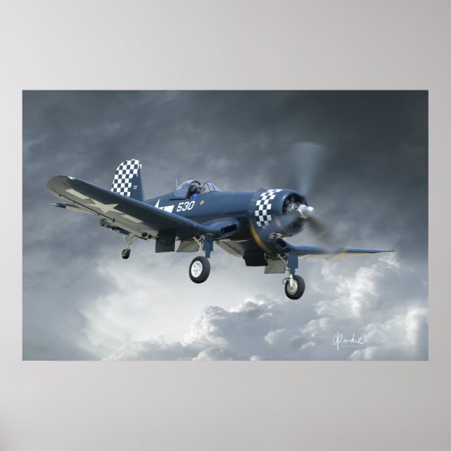 Poster F4U Corsair (Frente)