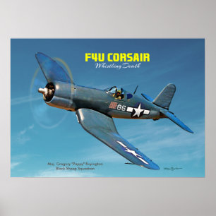 Póster F4U Corsair