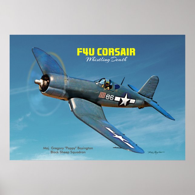 Póster F4U Corsair (Frente)