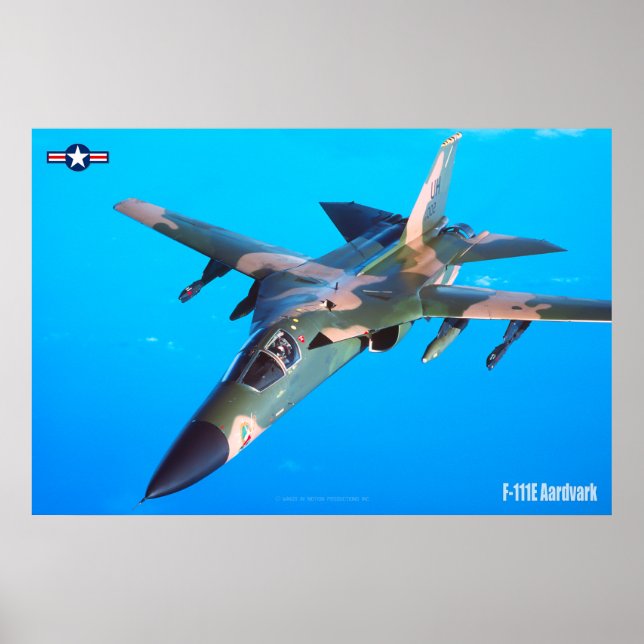 POSTER F-111E AARDVARK (Frente)