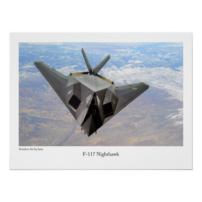 Póster F-117 Nighthawk (Frente)