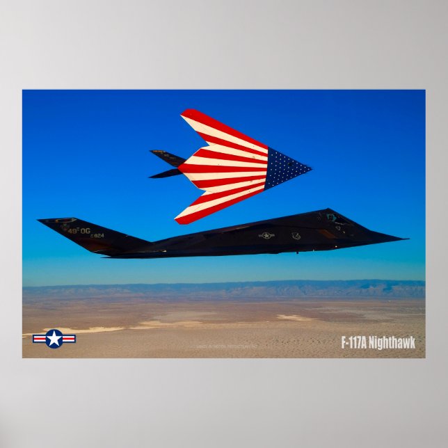 POSTER F-117A NIGHTHAWK (Frente)