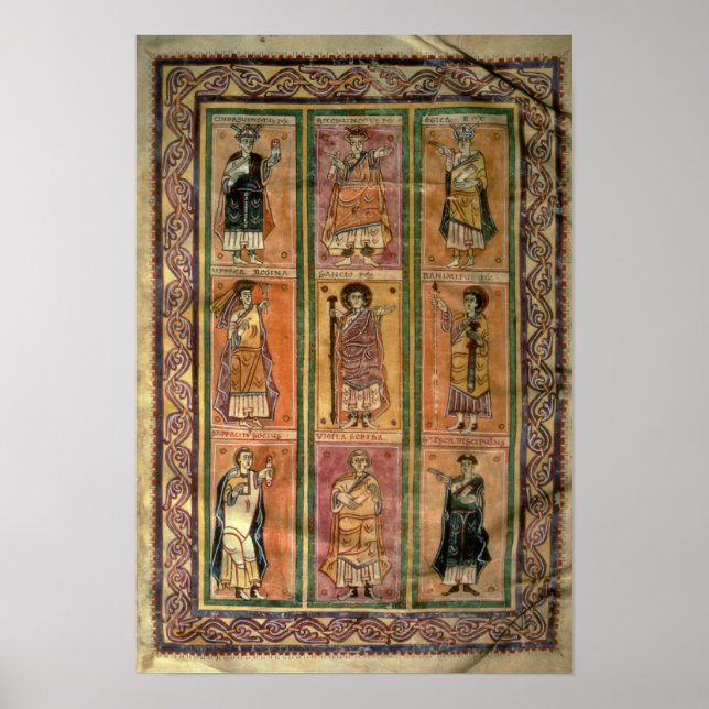 Poster F.142 Saracens, do Codex Conselheiro de Abelda (Frente)