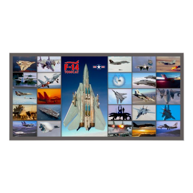PÓSTER F-14 "MONTAGEM TOMCAT" (Frente)