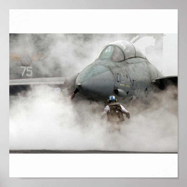 Póster F-14 no fumo (Frente)