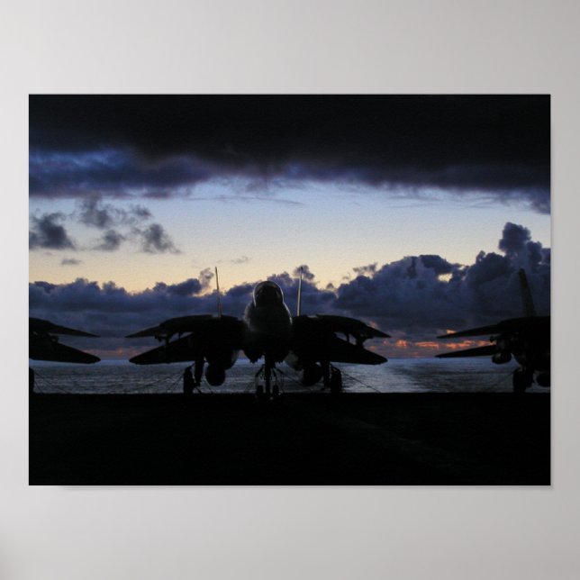 Poster F-14 Sunset (Frente)