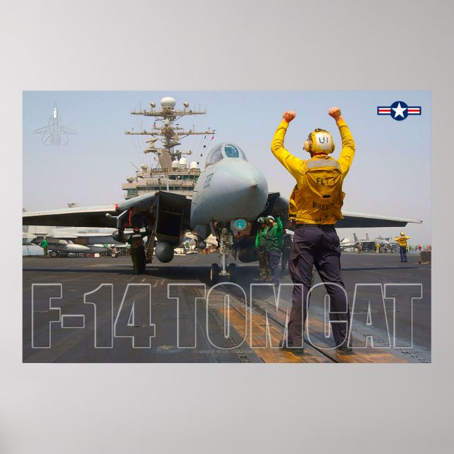 POSTER F-14 TOMCAT (Frente)