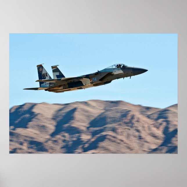 Poster F-15 Aeronaves de Strike Eagle (Frente)