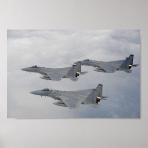 Poster F-15 Aeronaves de Strike Eagle