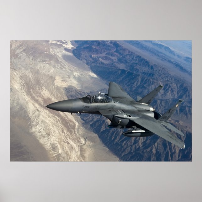 Poster F-15 Águia de Greve (Frente)