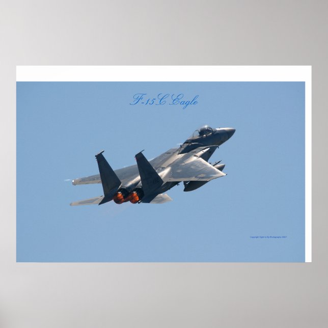 Póster F-15C Águia (Frente)