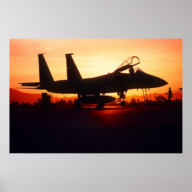 Poster F-15C Jato de Combatente de Águia (Frente)