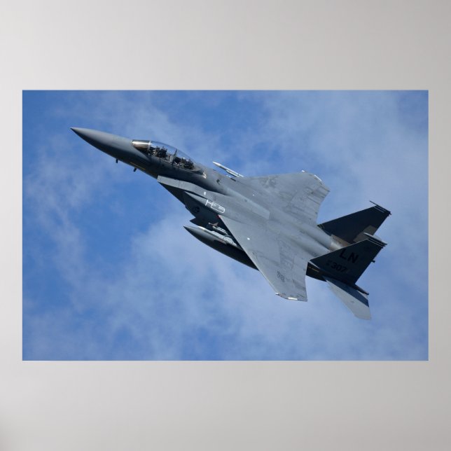 Póster F-15E Águia de Greve (Frente)
