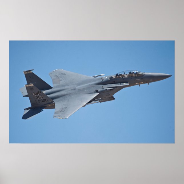 Póster F-15E Águia de Greve (Frente)