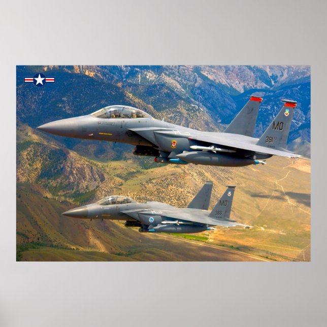 POSTER F-15E STRIKE EAGLE (Frente)
