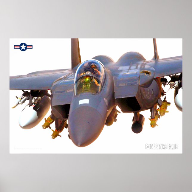 POSTER F-15E STRIKE EAGLE (Frente)