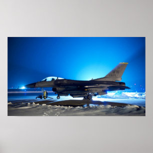 Poster F-16 Aeronaves Falcon de Combate