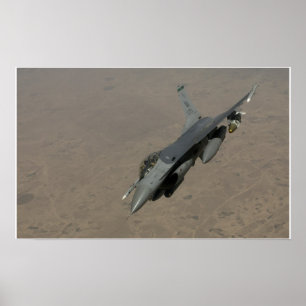 Poster F-16 Combate a aeronaves Falcão