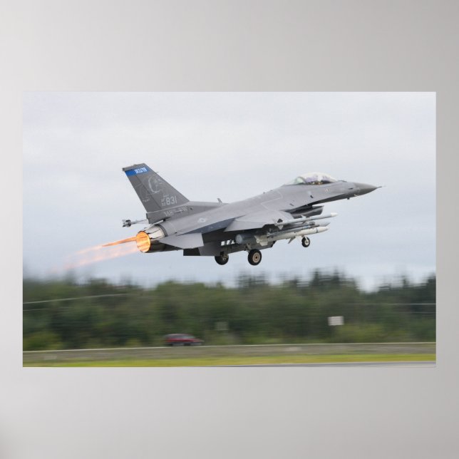 Póster F-16 Falcão de Luta (Frente)