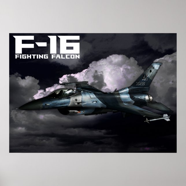 Póster F-16 Falcão de Luta (Frente)