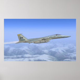 Póster F-16 greve Eagle