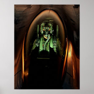 Poster F-16 piloto