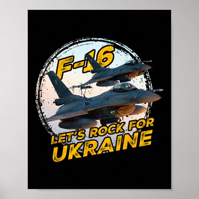 Poster F-16 Ucrânia  (Frente)
