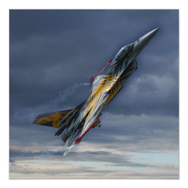 Póster F-16 XTM X-Tiger (Frente)