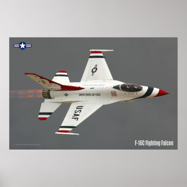 POSTER F-16C FALCÃO DE LUTA (Frente)