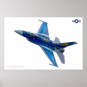 POSTER F-16C FALCÃO DE LUTA