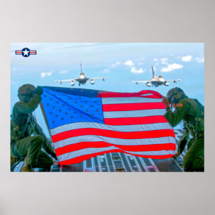 POSTER F-16C FALCÃO DE LUTA