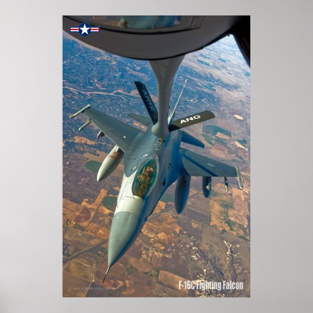 POSTER F-16C FALCÃO DE LUTA (Frente)