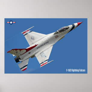 POSTER F-16C FALCÃO DE LUTA