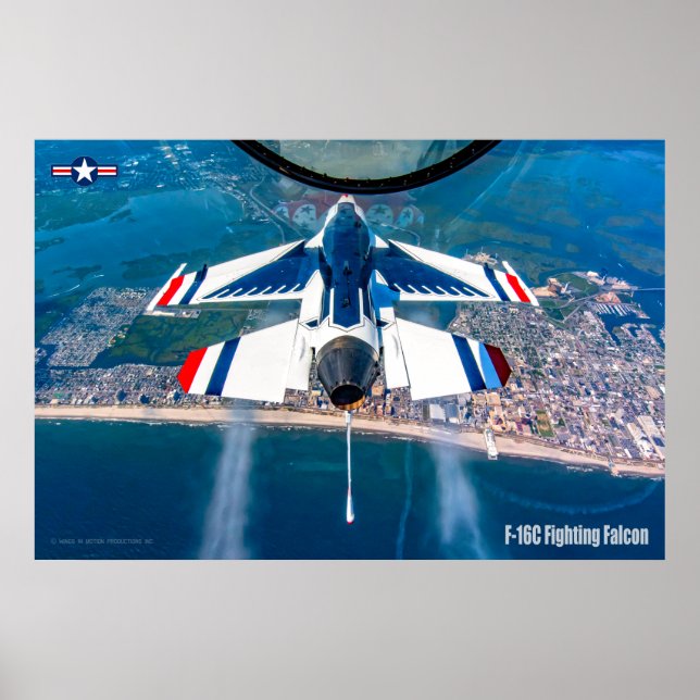 POSTER F-16C FALCÃO DE LUTA (Frente)
