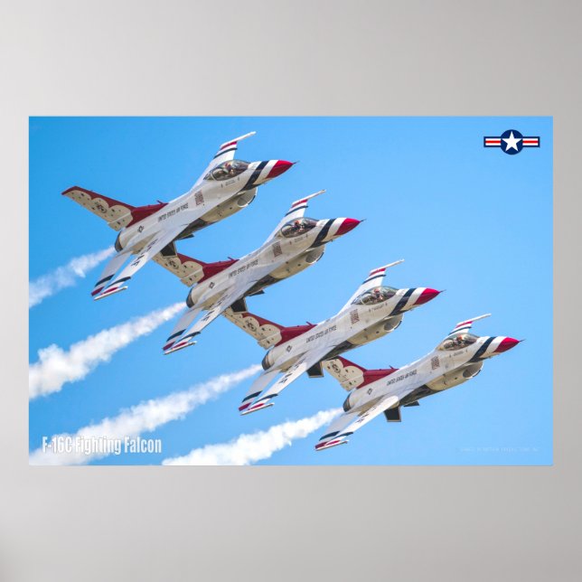 POSTER F-16C FALCÃO DE LUTA (Frente)