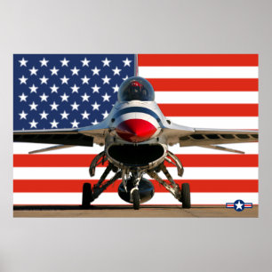 POSTER F-16D FALCÃO DE LUTA