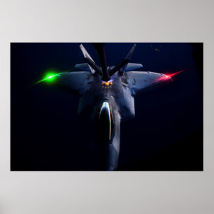Poster F-22 Aeronaves Raptores