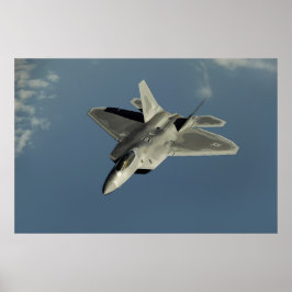 Poster F-22 Jato de Combatente do Raptor