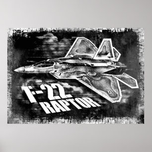 POSTER F-22 RAPTOR NULO