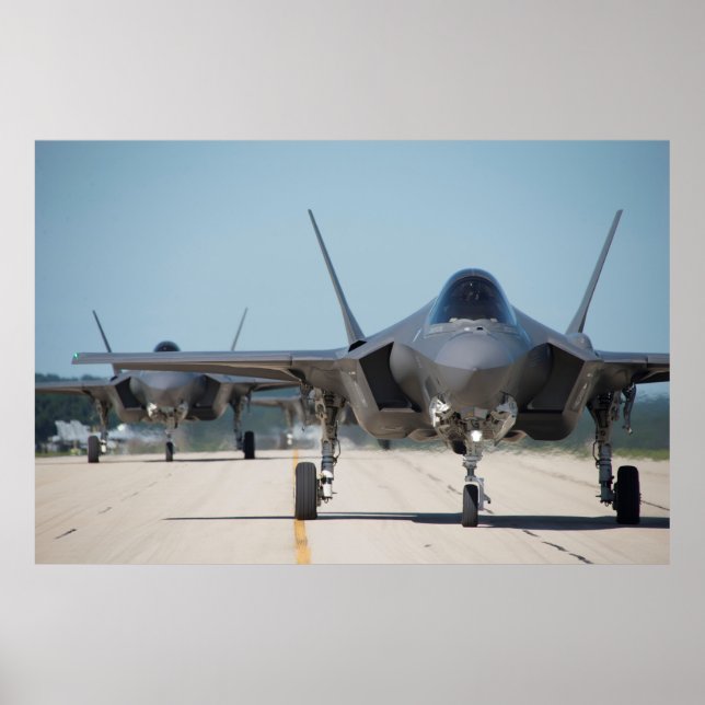 Poster F-35 Aviões de raios II (Frente)