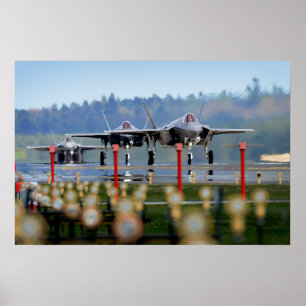 Poster F-35 Aviões de raios II