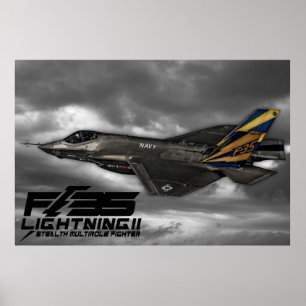 Póster F-35 Relâmpago II