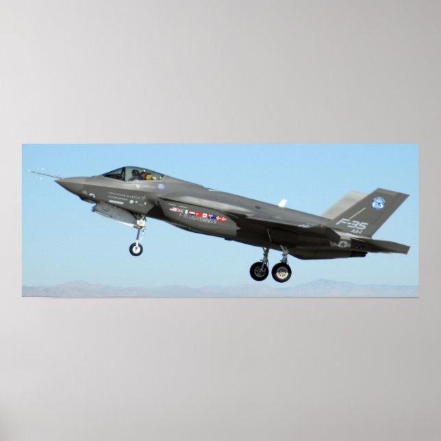 Poster F-35 Relâmpago II (Frente)
